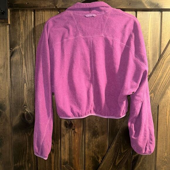 Free People Movement Oversized Cropped Fleece Jacket - Picture 2 of 8